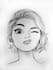 hand draw a rough pencil or anime sketch