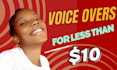 be your female video spokesperson