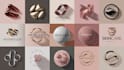design unique skincare, abstract, 3d, spa, yoga, beauty and fashion logo