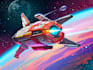 draw sci fi art and spaceship illustration design
