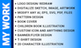 do anything on adobe illustrator, logo, redraw image, vector art, illustration