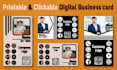 design printable and clickable digital business card
