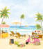 illustrate your wedding venue in watercolor realistically