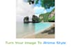 turn your landscape photo to anime style
