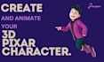 create 3d pixar animation, pixar character, disney  pixar