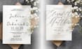 design wedding invitations, save the date and rsvp