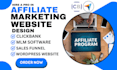 design affiliate marketing passive income cpm software mlm ppc clickbank website