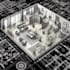 draw 2d floor plan rendering, and site plans in photoshop