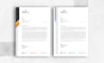 create a professional custom business letterhead design