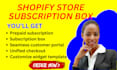 shopify subscription smartrr bold recharge subscription appstle seal recurpay bo