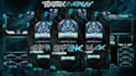 craft twitch logo, twitch overlay, kick, animated stream overlay, screens panel