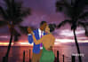 create love scene with different background