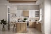 create kitchen remodel design with realistic 3d render