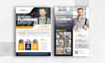 create eye catching flyer designs for construction, medical, plumbing services
