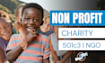 design charity, ngo website, crowdfunding, donations and non profit website