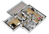 do 3d floor plan rendering in 8k resolution from matterport link