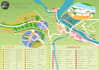 design festival maps, vector map illustrations, event maps