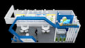 design 3d exhibition stand, trade show booth, kiosk, podium
