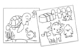 create cozy, bold, and easy coloring book illustrations for KDP