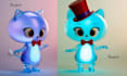 custom 3d ghost cartoon character, now creating 10