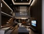 do modern residential interior design and render