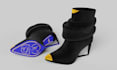 do 3d models of footwear, shoes, boots and sneakers