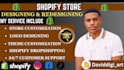 do shopify website designing and redesigning