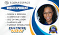 squarespace website design squarespace website redesign squarespace landing page