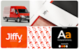 do business logo design with branding kit and brand identity kit