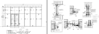 draft glazing shop drawing package for windows, storefronts and curtainwall