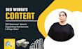 do website copywriting for SEO website content or website copy, landing page