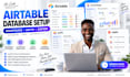 setup airtable database, smartsuite, softr webapp, zapier integration