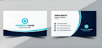 design modern luxury business card and digital qr code business card