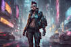 create cyberpunk character art