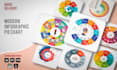 create infographic flowcharts, pie charts and roadmap design