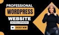 design wordpress ecommerce webshop with elementor and woocommerce