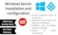 install and configure windows server 2016, 2019, 2022