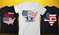 create patriotic flag political custom t shirt design