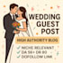 write modern bridal article, publish on high da 65 jewelry, wedding blog post