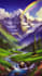 make color 2d landscapes, backgrounds, illustration design
