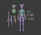 articulated action figure,3d toy doll,figurine puppet,poseable action figure,stl