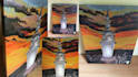 do acrylic painting on canvas