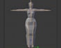do 3d second life character, 3d clothing mesh with  3d textures, rig it