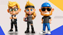 design cute 3d character, mascot, animal, cartoon model for game and animation