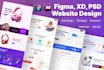 web ui ux website ui ux design or figma website design