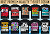 create custom trendy typography designs for t shirt