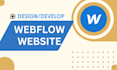 develop responsive webflow website or figma to webflow or ecommerce website