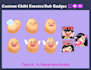 create emotes and badges for you