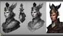 illustrate fantasy art creatures and character