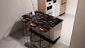 design realistic 3d kitchen interior 3d design with layout , rendering